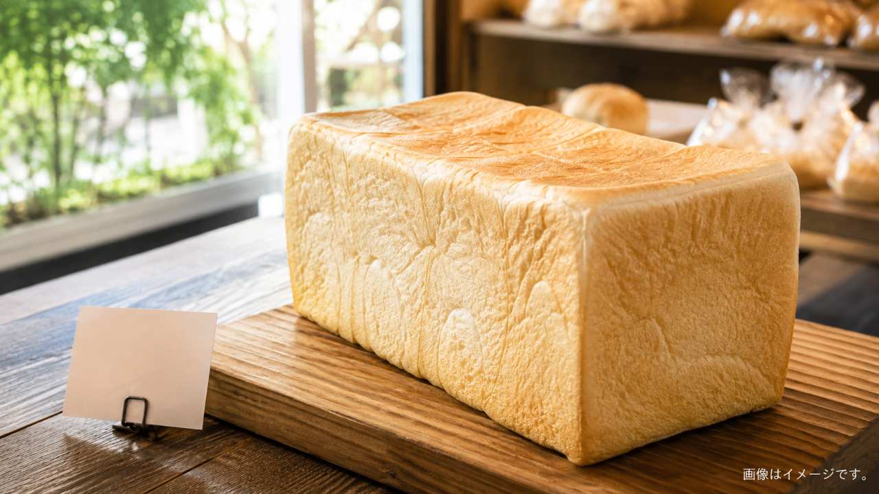 札幌の人気ベーカリーをイメージした焼きたての大きな食パン